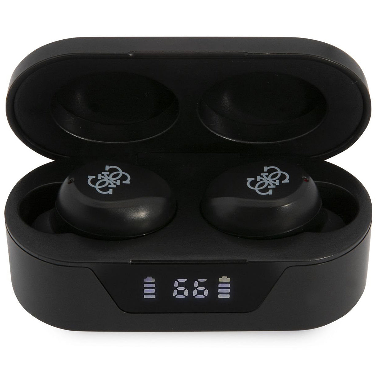 Manos libres Bluetooth Guess Classic Logo, TWS, Negro