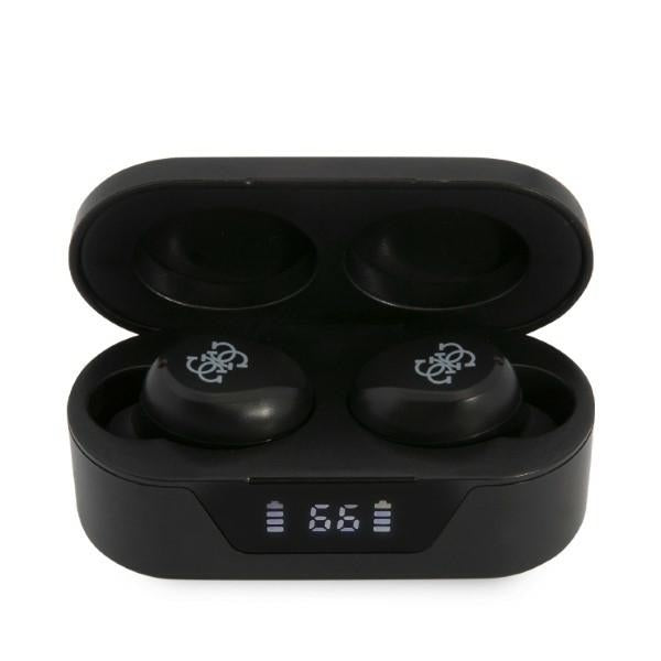 Manos libres Bluetooth Guess Classic Logo, TWS, Negro