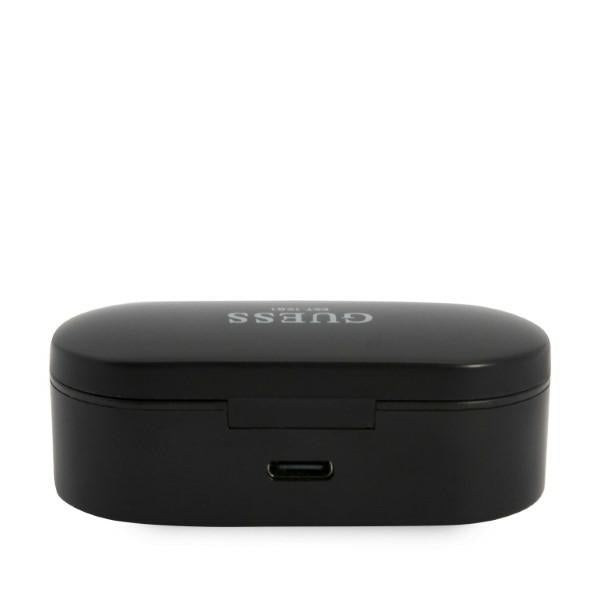 Manos libres Bluetooth Guess Classic Logo, TWS, Negro