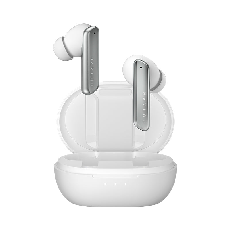 Manos libres Bluetooth Haylou W1, TWS, Plateado