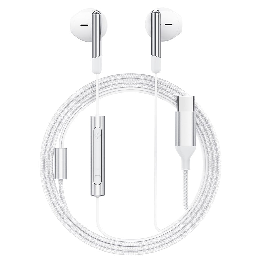 Manos libres USB-C Acefast L3, Blanco