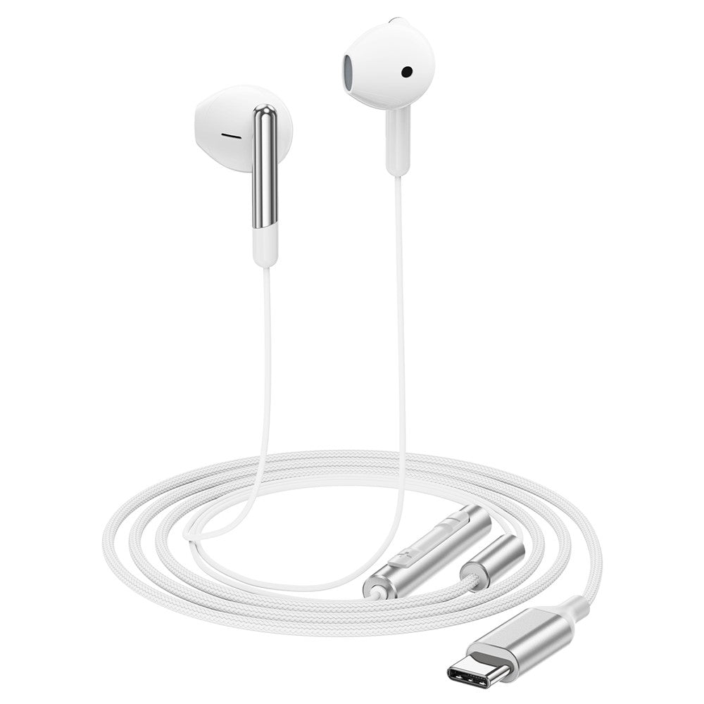 Manos libres USB-C Acefast L3, Blanco