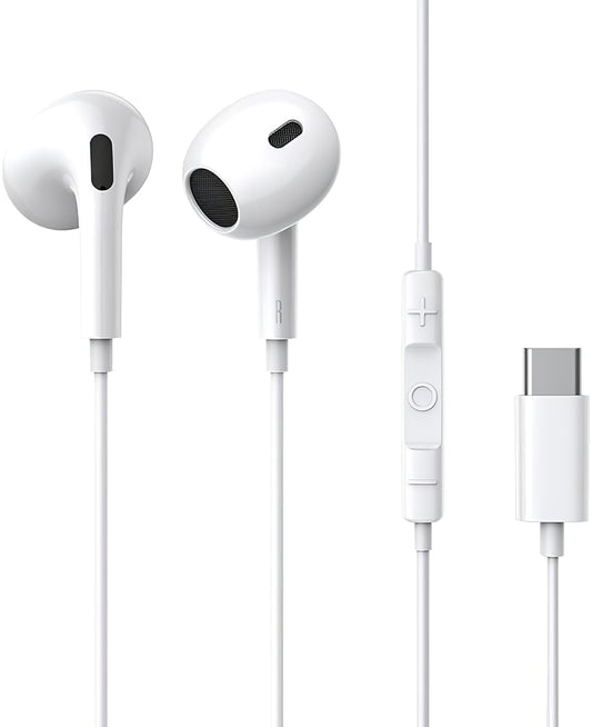 Manos libres USB-C Baseus Encok CZ17, Blanco A00170000213-Z1