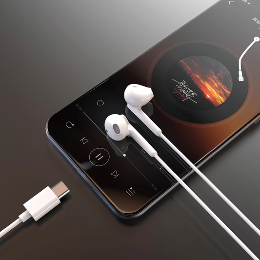 Manos libres USB-C Dudao X3C, Blanco