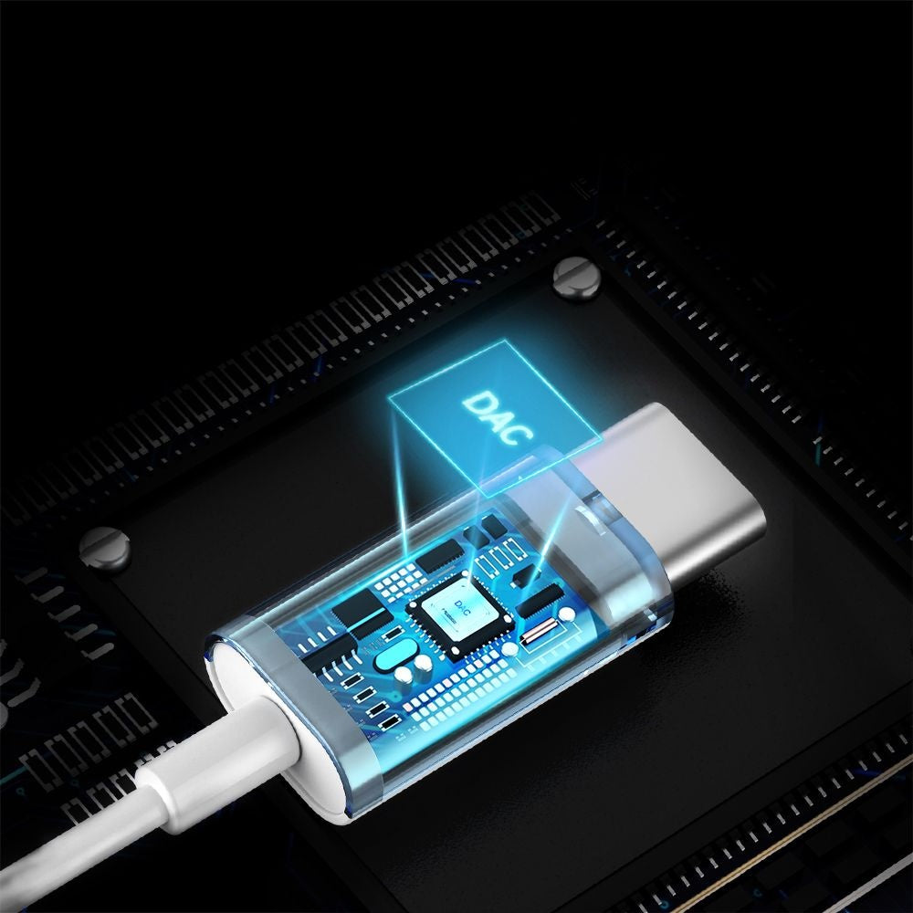 Handsfree USB-C McDodo HP-7500, Blanco