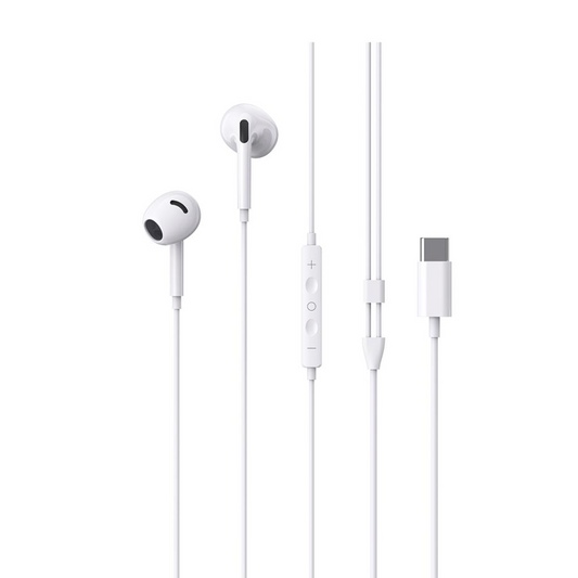 Auriculares manos libres USB-C XO Design EP78, Blanco