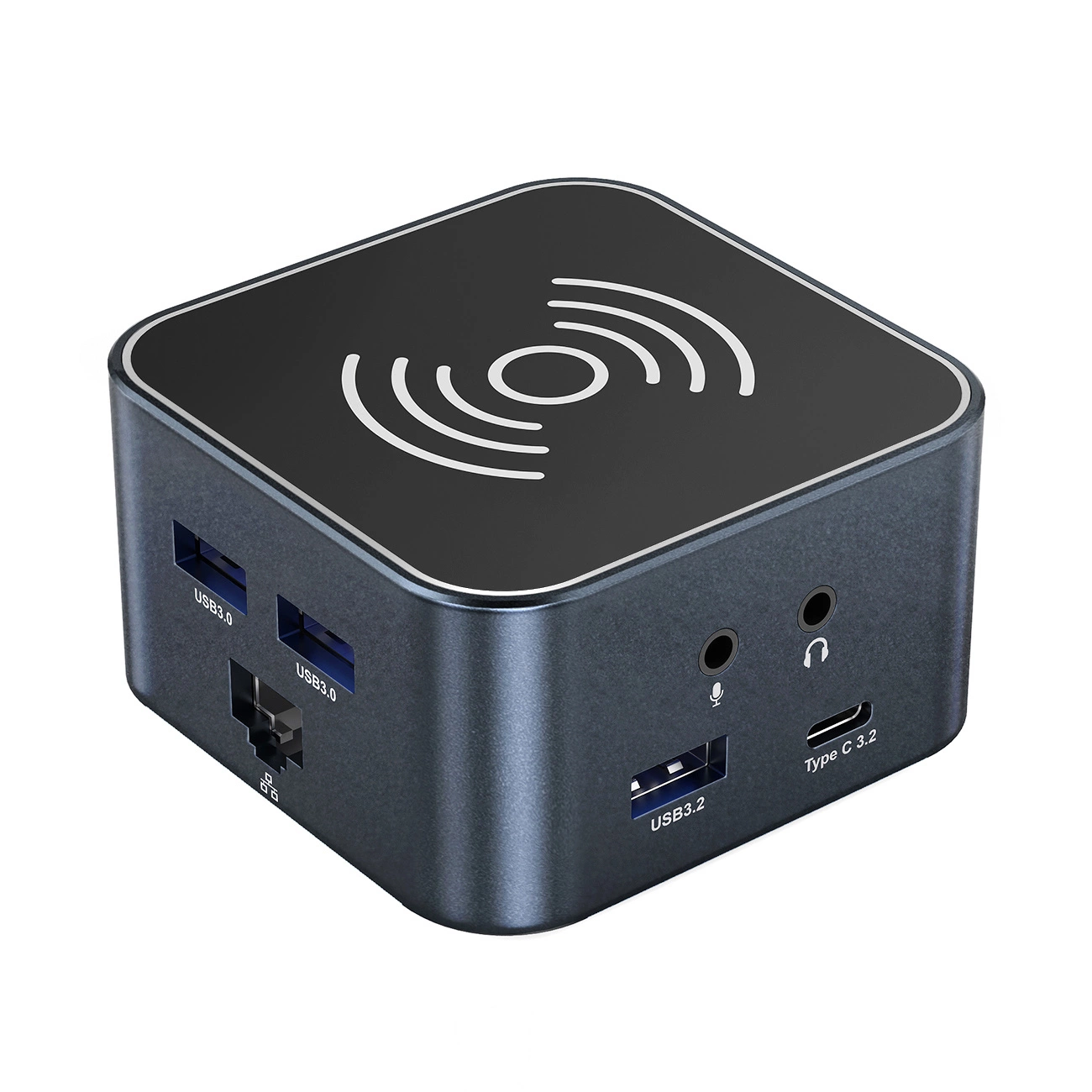 Hub Multifuncional WZK WHBC09Y8S, 12en1, Gris