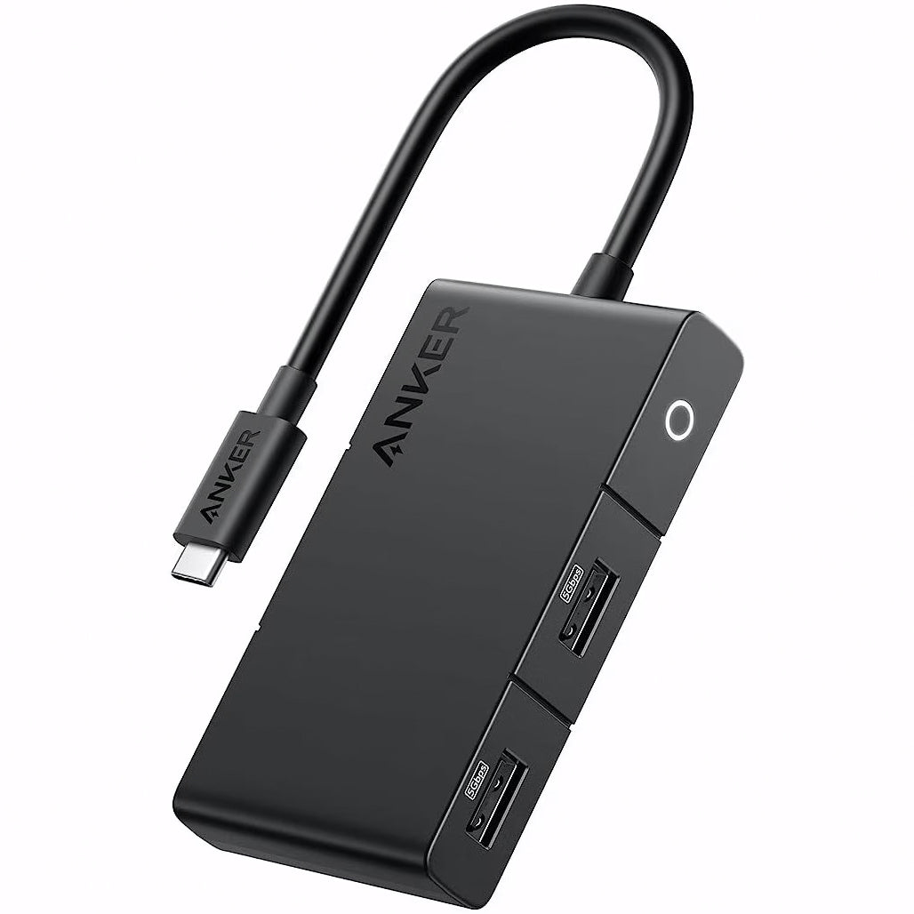 Hub USB-C Anker 332, 2 x USB-A - 2 x USB-C - 1 x HDMI, Negro A8356G11