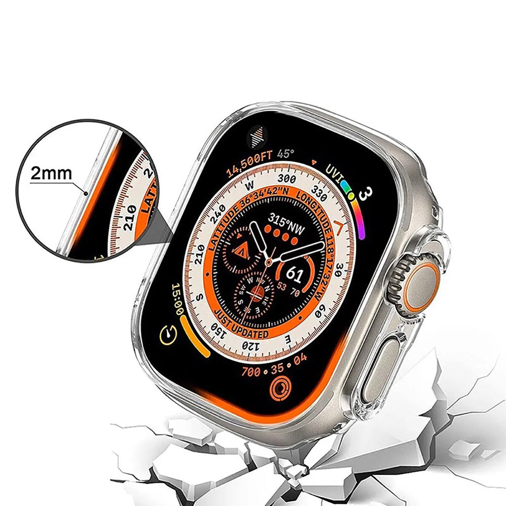 Funda Anank Screen Guard para Apple Watch Series 7 45mm, Negra