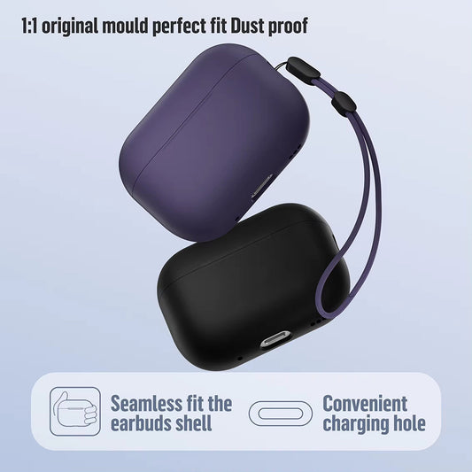 Funda Blueo Liquid para Apple AirPods Pro 2, Morado