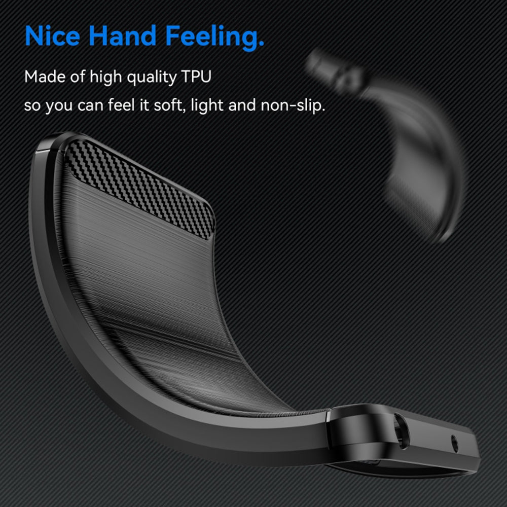 Funda con Protección para Cámara para Xiaomi Poco C65 / Redmi 13C, Techsuit, Carbono, Negra