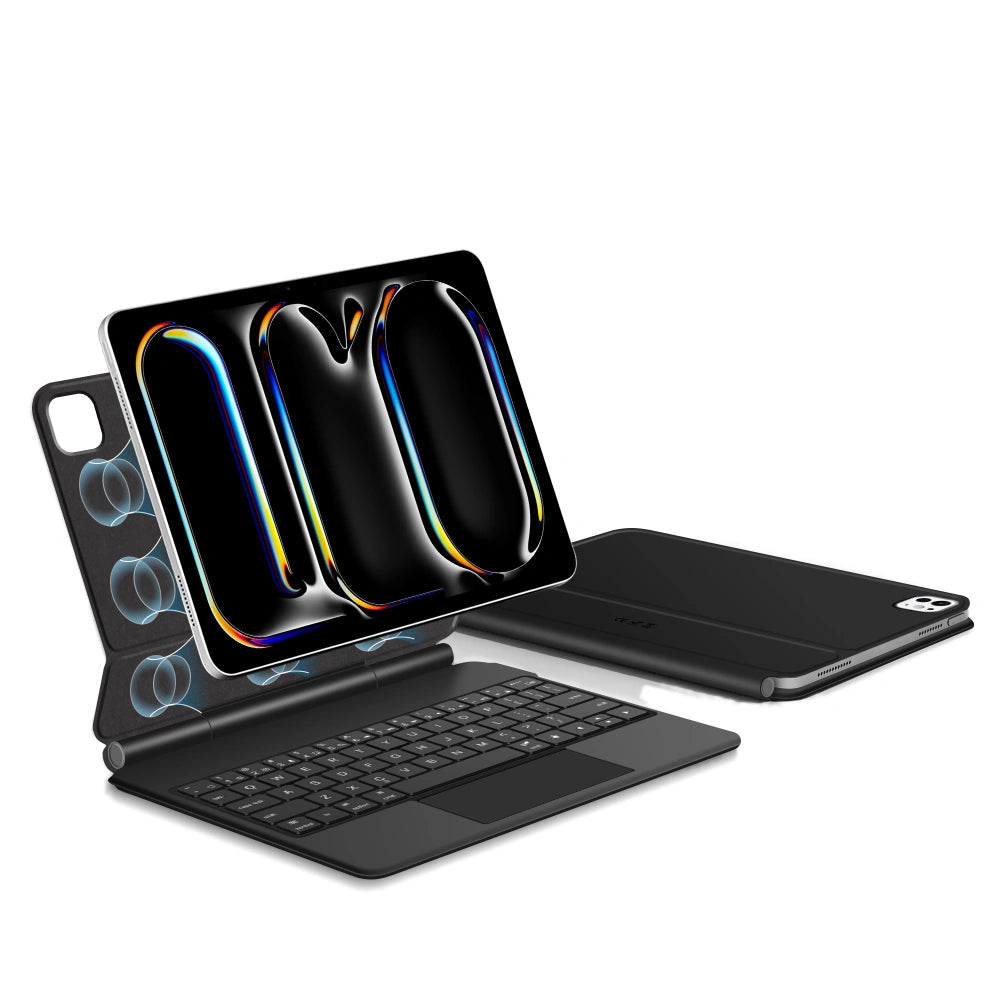 Funda con Teclado para Apple iPad Pro 13 (2025) / (2024), Tech-Protect, SmartCase Magnética, Negra