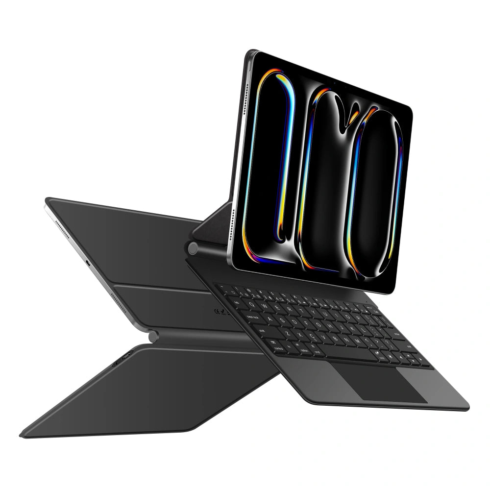 Funda con Teclado para Apple iPad Pro 13 (2025) / (2024), Tech-Protect, SmartCase Magnética, Negra