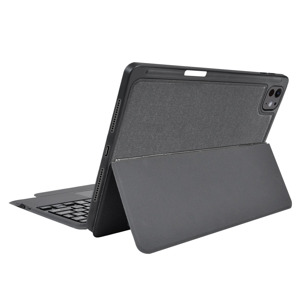 Funda con Teclado para Apple iPad Pro 11 (2024), Techsuit, KeyTab Pro, Negra