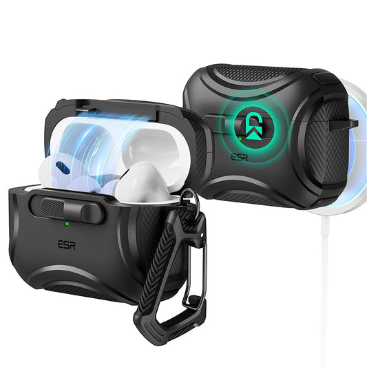 Funda ESR Cyber para Apple AirPods Pro Series, Negra