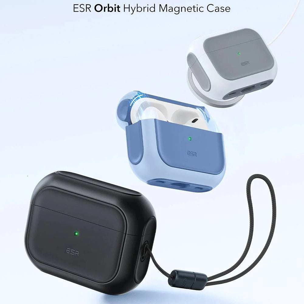 Funda ESR Orbit Hybrid para Apple AirPods Pro 3, Negra