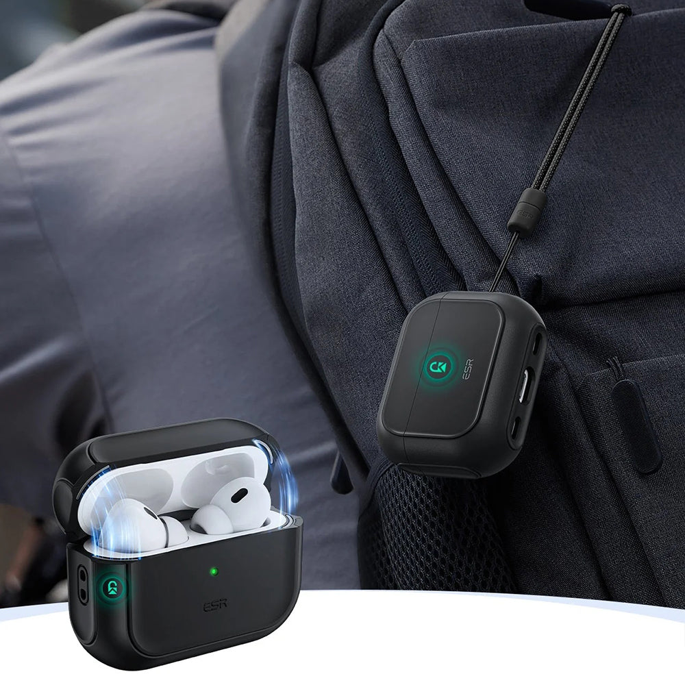 Funda ESR Orbit Hybrid para Apple AirPods Pro 3, Negra