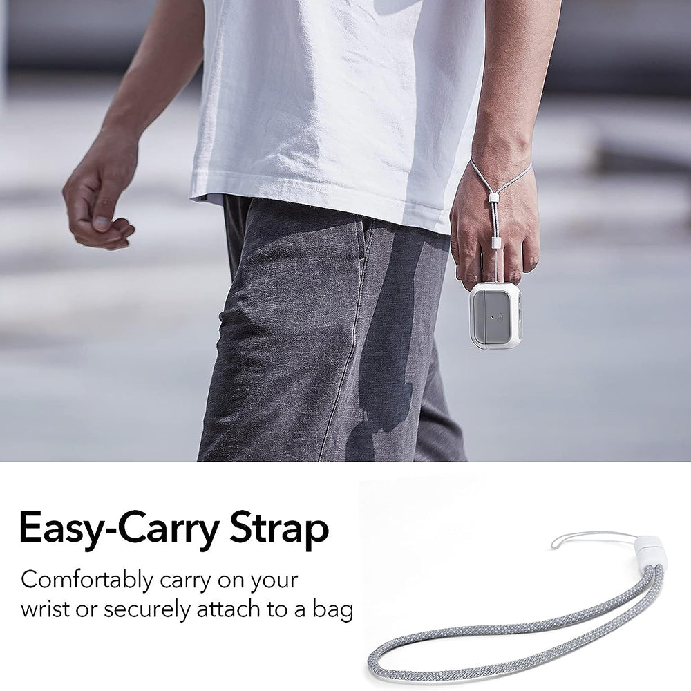 Funda ESR Orbit Hybrid para Apple AirPods Pro Series, Blanca