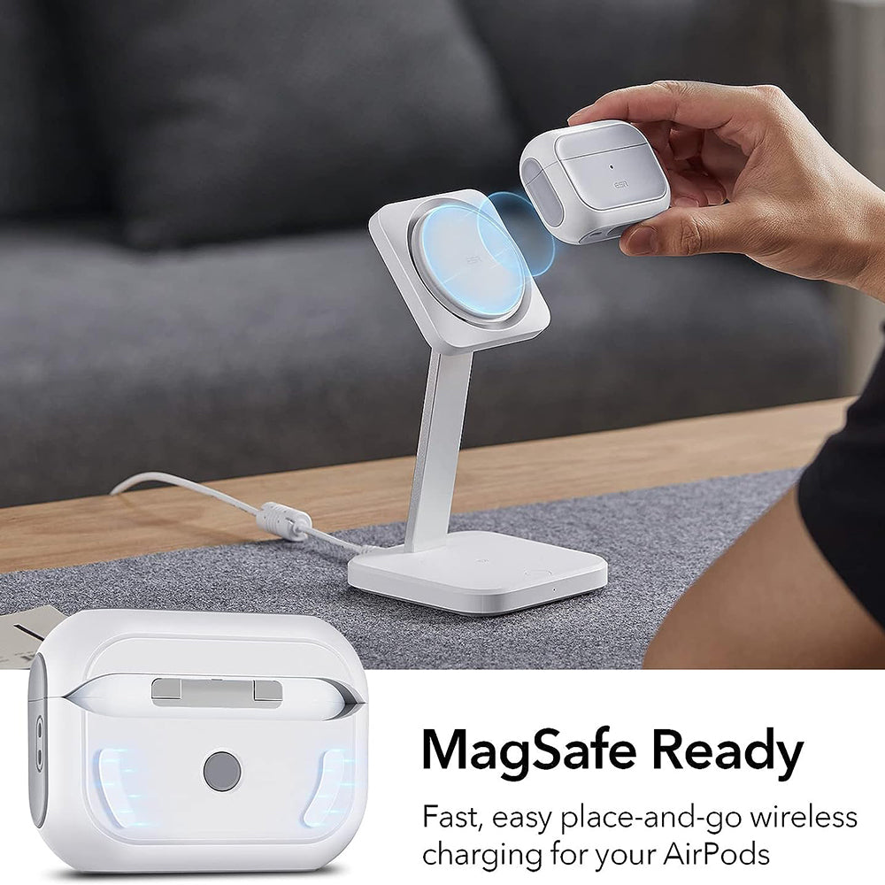 Funda ESR Orbit Hybrid para Apple AirPods Pro Series, Blanca