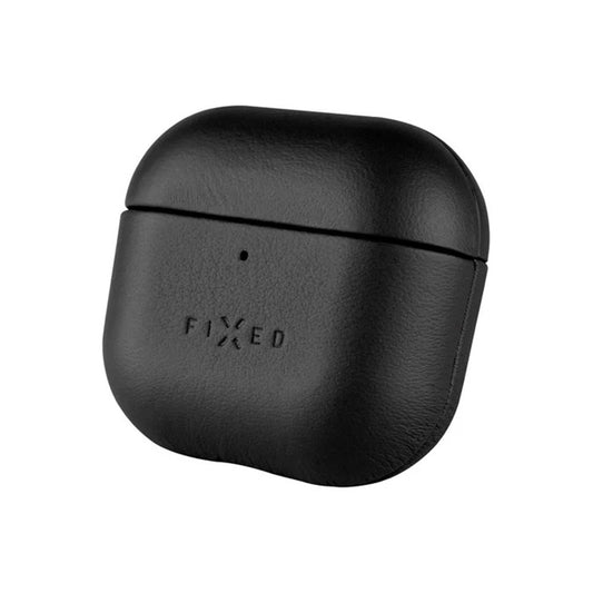 Funda Fixed PodsLeather para Apple AirPods 4, Negra