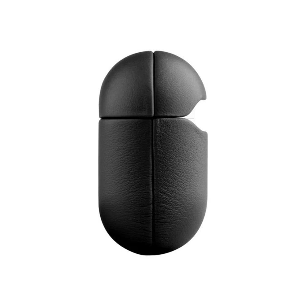 Funda Fixed PodsLeather para Apple AirPods 4, Negra