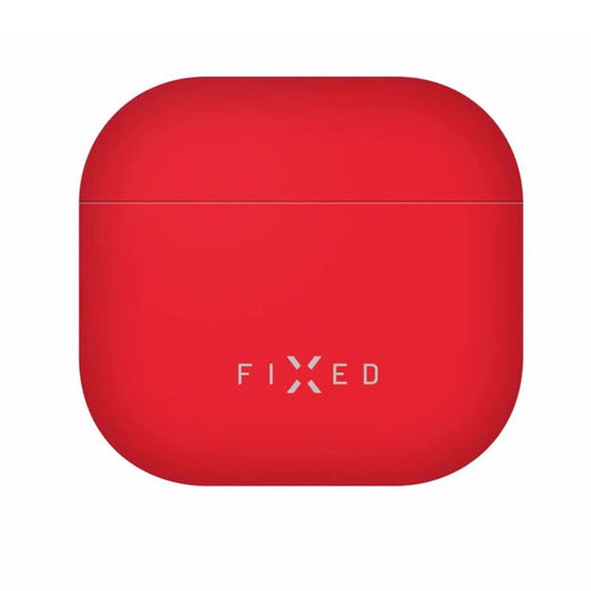Funda Fixed Silky para Apple AirPods 4, Roja
