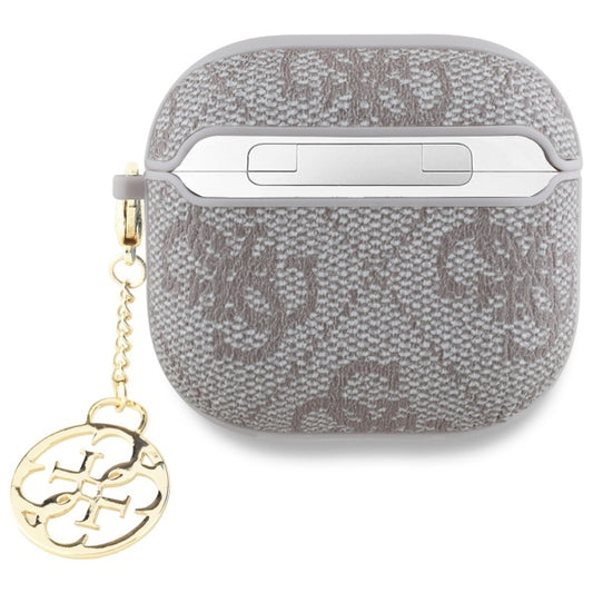 Funda Guess 4G Charm para Apple AirPods 4, Rosa