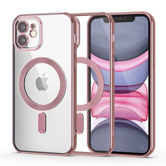 Funda MagSafe para Apple iPhone 11, Tech-Protect, Magshine, Magshine, Oro rosa