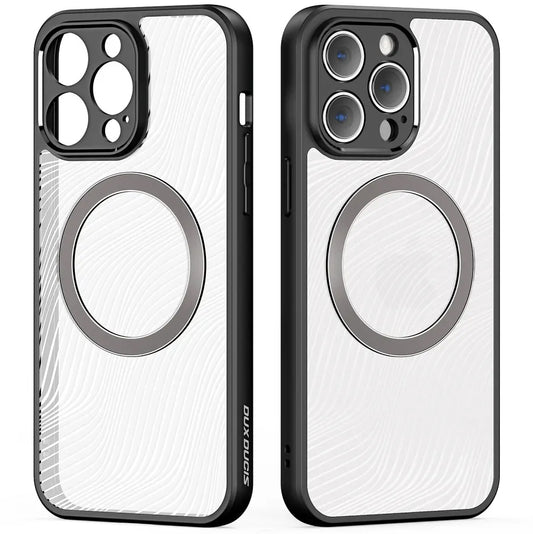 Funda MagSafe para Apple iPhone 14 Pro Max, DUX DUCIS, Aimo Mag, Negro
