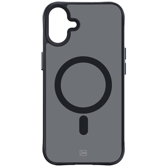 Funda MagSafe para Apple iPhone 16 Plus, 3MK, Smoke MagCase, Negro