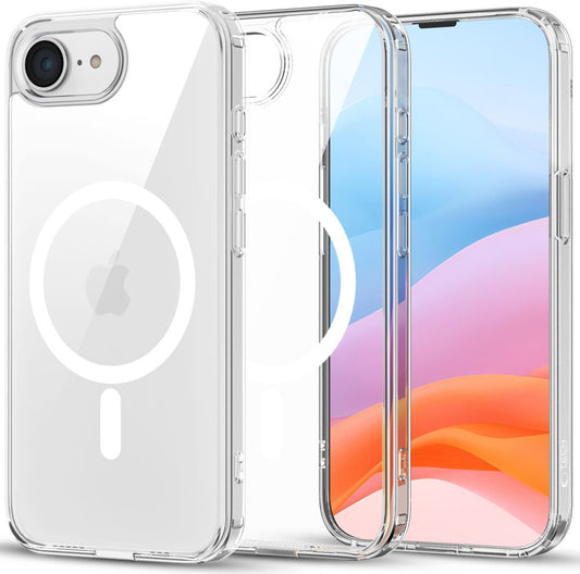 Funda MagSafe para Apple iPhone 16e, Tech-Protect, Flexair Hybrid, Transparente