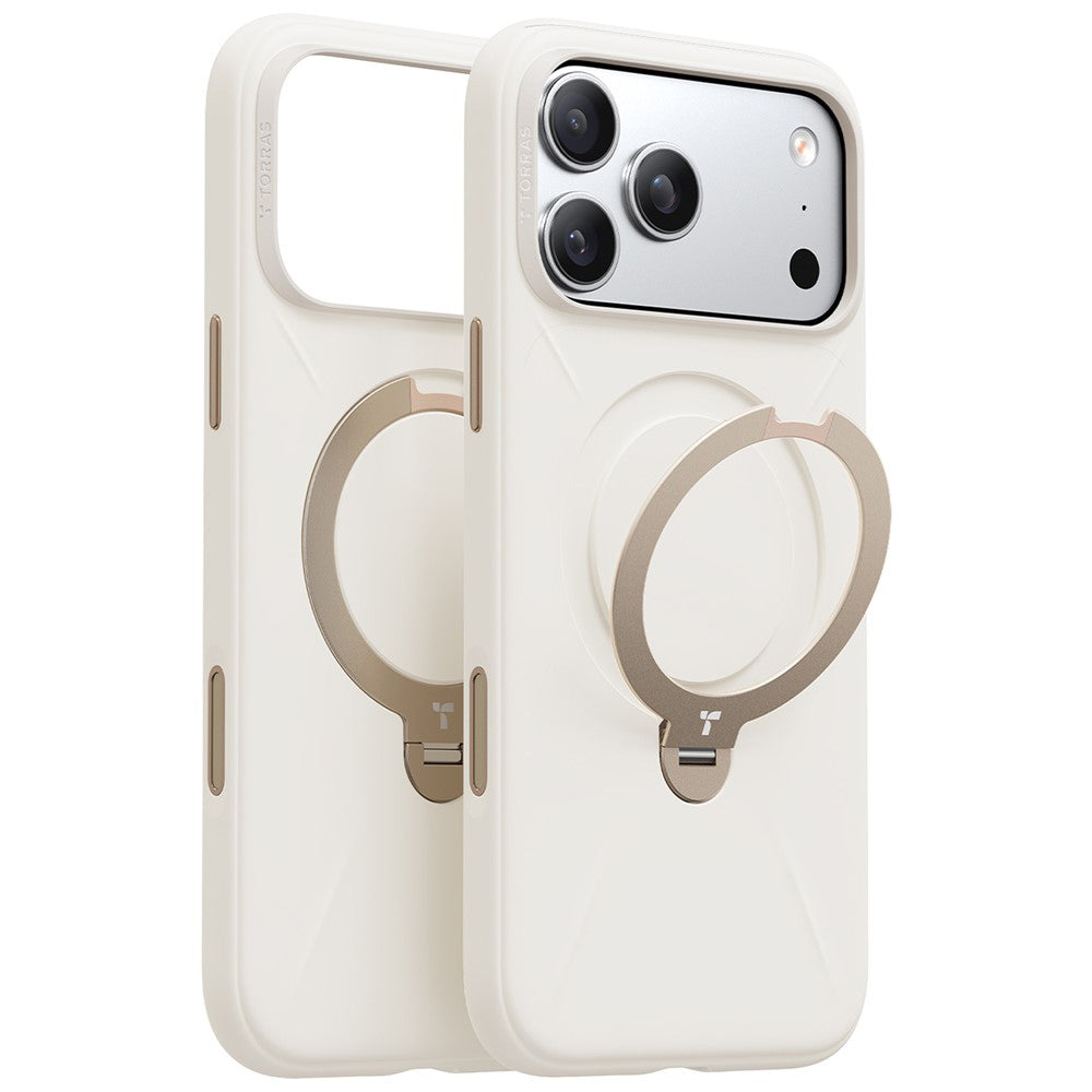 Funda MagSafe para Apple iPhone 17 Pro, Torras, QPRO Silicone, Blanca
