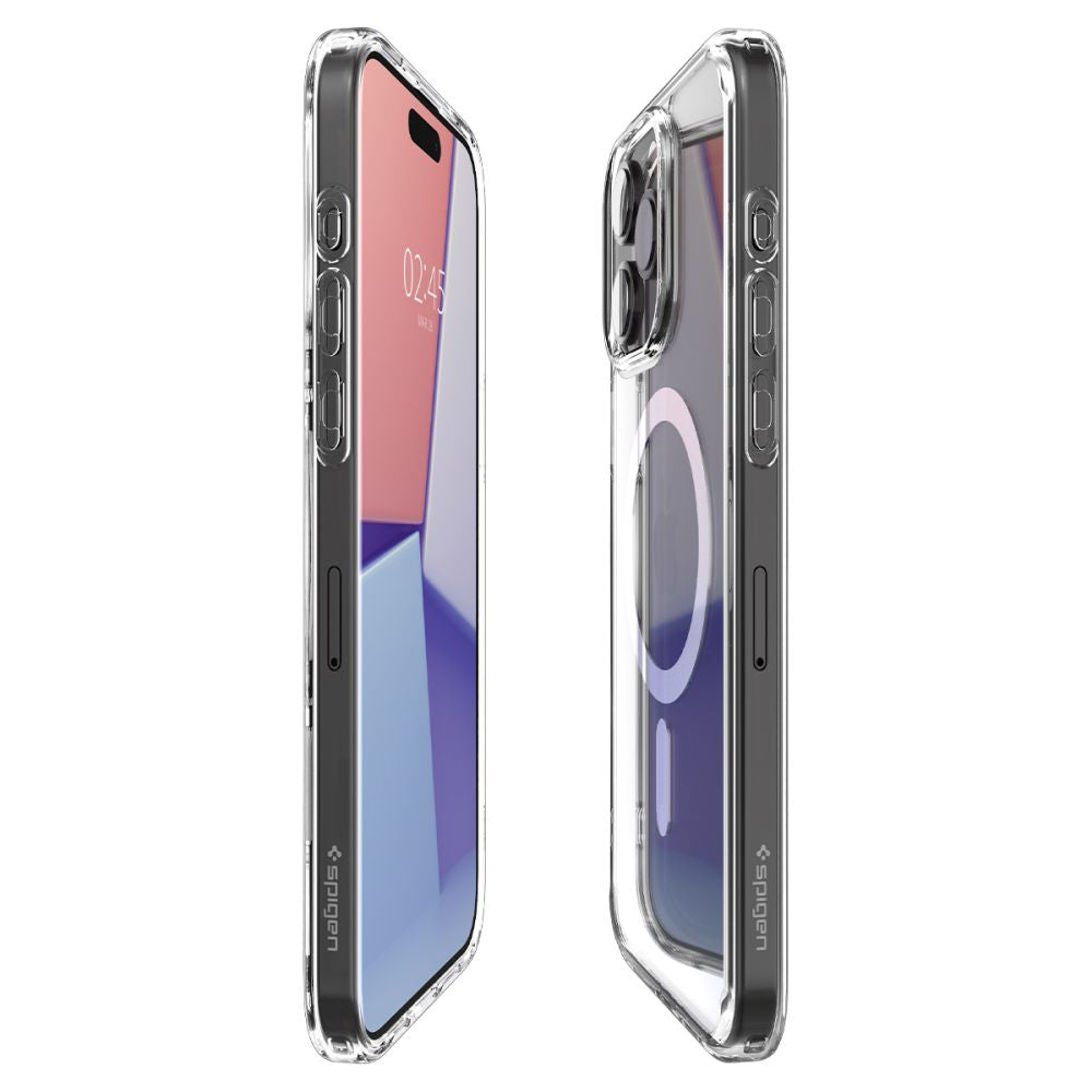 Funda MagSafe para Apple iPhone 15 Pro, Spigen, Ultra Hybrid, Blanca ACS06715