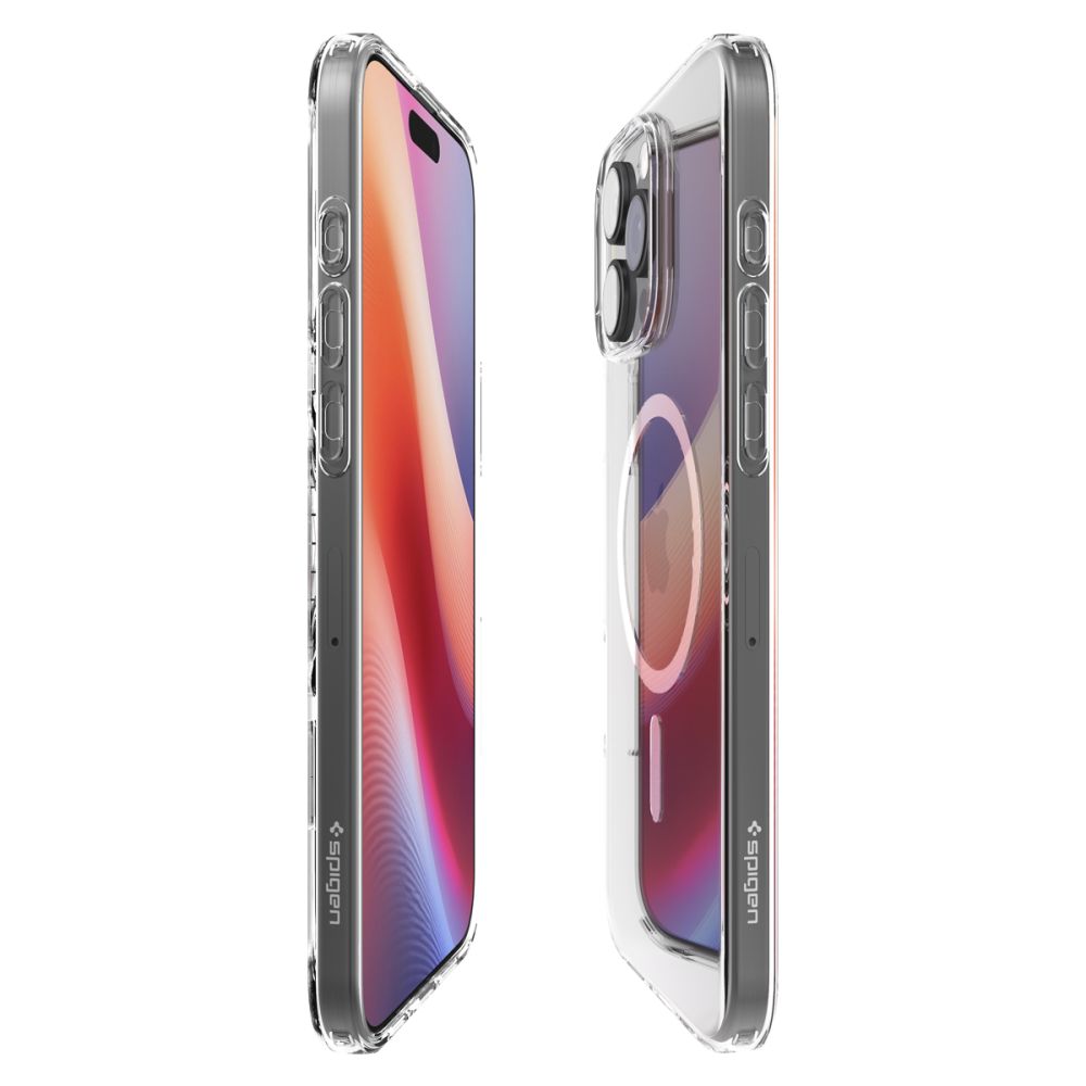 Funda MagSafe para Apple iPhone 16 Pro, Spigen, cristal líquido, transparente ACS08389