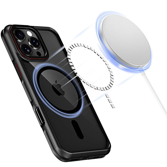 Funda MagSafe para Apple iPhone 16 Pro, Tech-Protect, Maghybrid, Negro