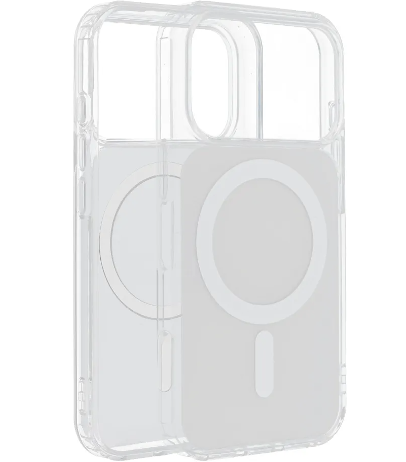 Funda MagSafe para Apple iPhone 17e / 16e, OEM, Clear Fusion Mag Cover, Blanca