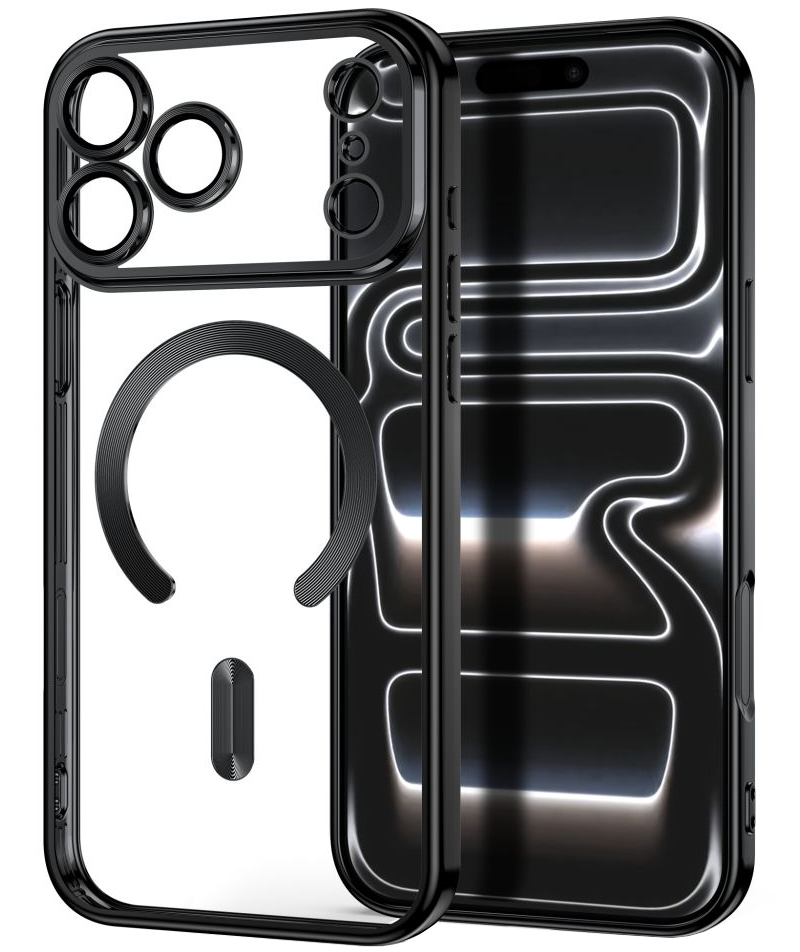 Funda MagSafe para Apple iPhone 18 Pro / 17 Pro, Tech-Protect, Magflex, Negra Satinada