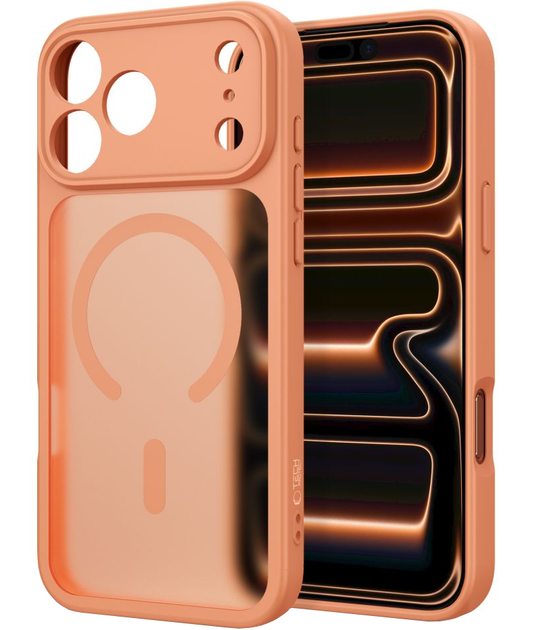 Funda MagSafe para Apple iPhone 18 Pro Max / 17 Pro Max, Tech-Protect, BasicMag, Naranja Mate