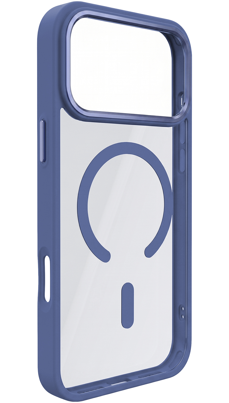 Funda MagSafe para Apple iPhone 18 Pro Max / 17 Pro Max, OEM, Color Clear Mag, Azul