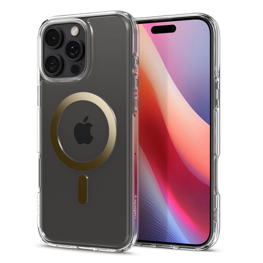 Funda MagSafe para Apple iPhone 16 Pro, Spigen, Ultra Hybrid, Aurie ACS08132