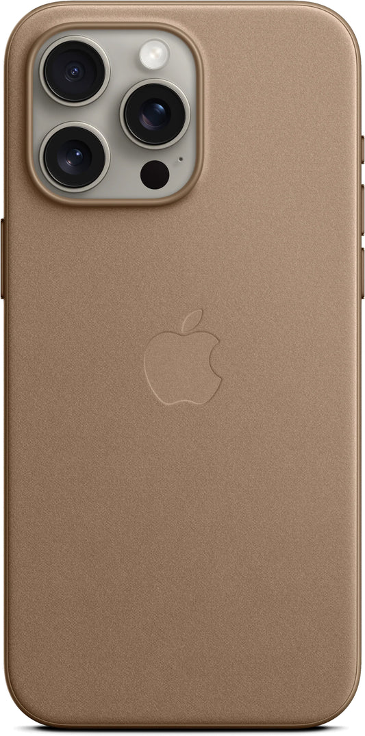 Funda MagSafe para Apple iPhone 15 Pro Max, FineWoven, Marrón MT4W3ZM/A