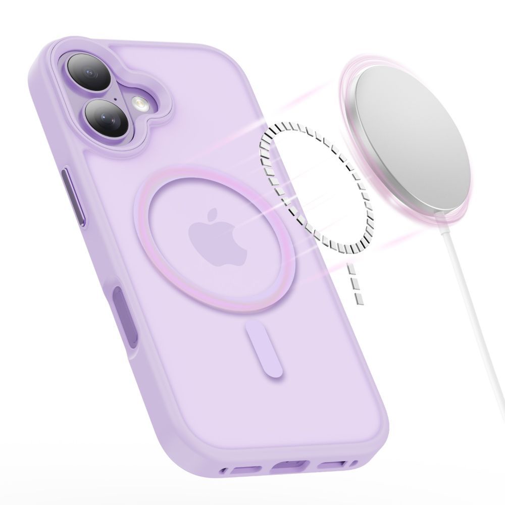 Funda MagSafe para Apple iPhone 17, Tech-Protect, Magmat, Morado Mate