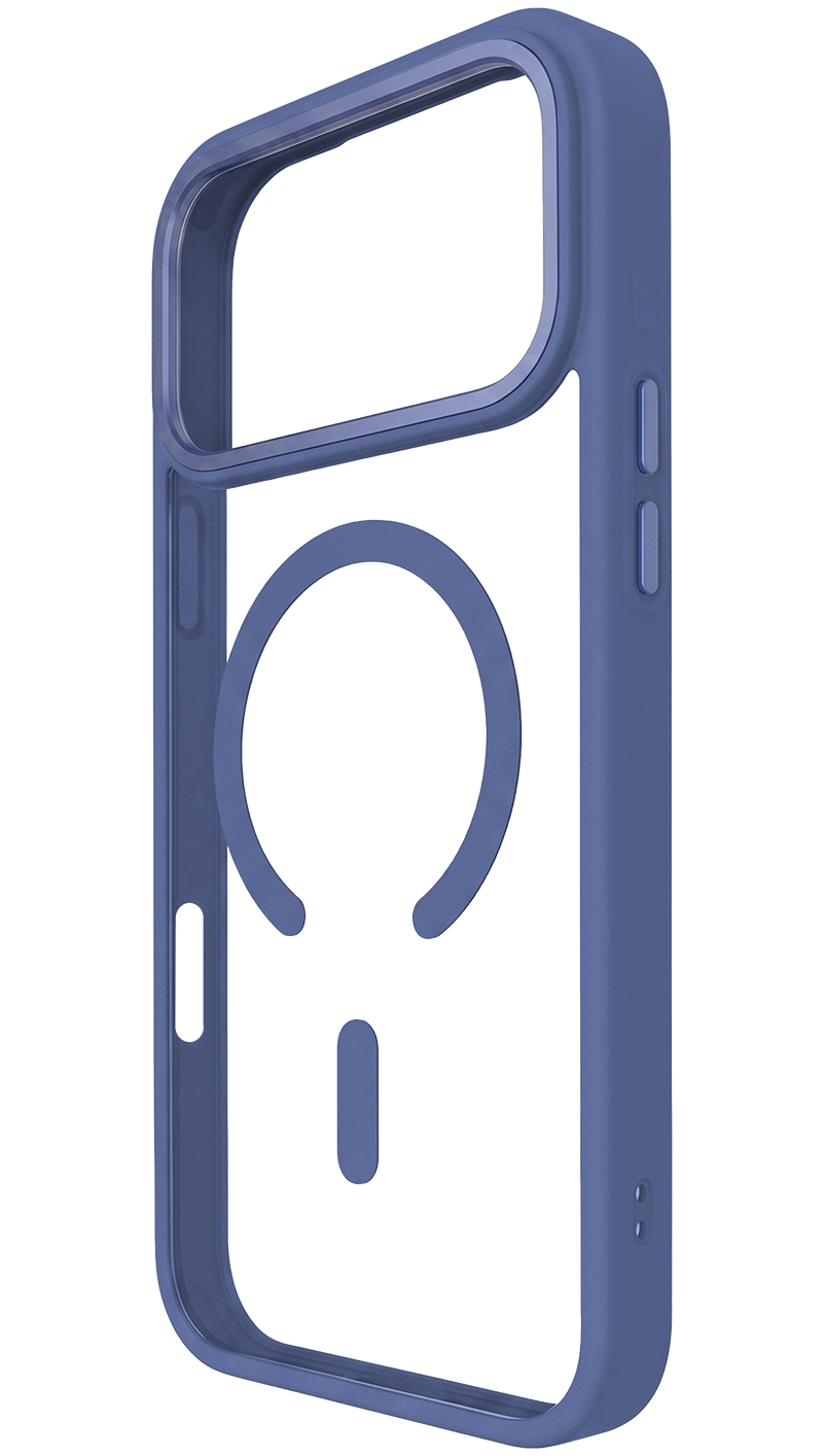 Funda MagSafe para Apple iPhone 18 Pro Max / 17 Pro Max, OEM, Color Clear Mag, Azul