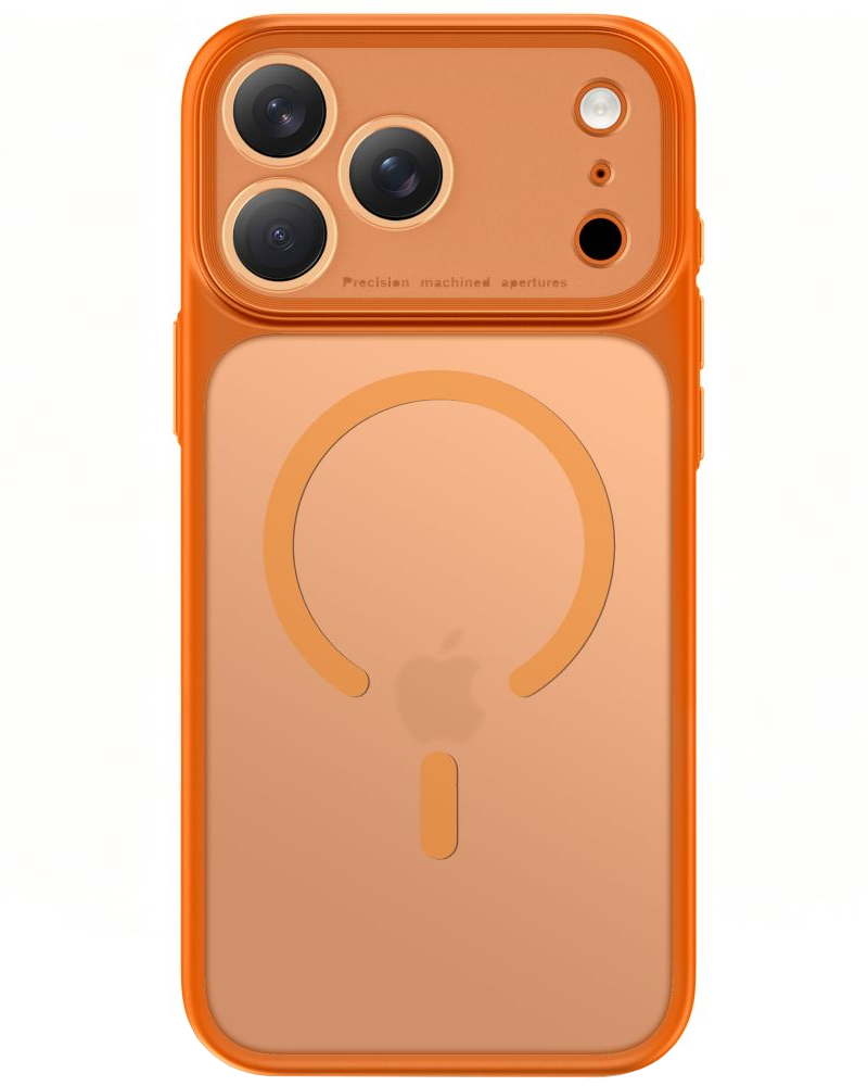 Funda MagSafe para Apple iPhone 18 Pro Max / 17 Pro Max, Tech-Protect, MagPrime CC, Naranja Mate