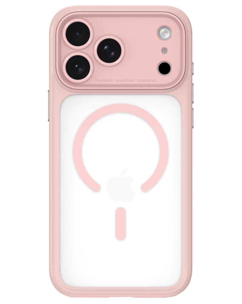 Funda MagSafe para Apple iPhone 18 Pro / 17 Pro, Tech-Protect, MagPeak CC, Rosa Mate