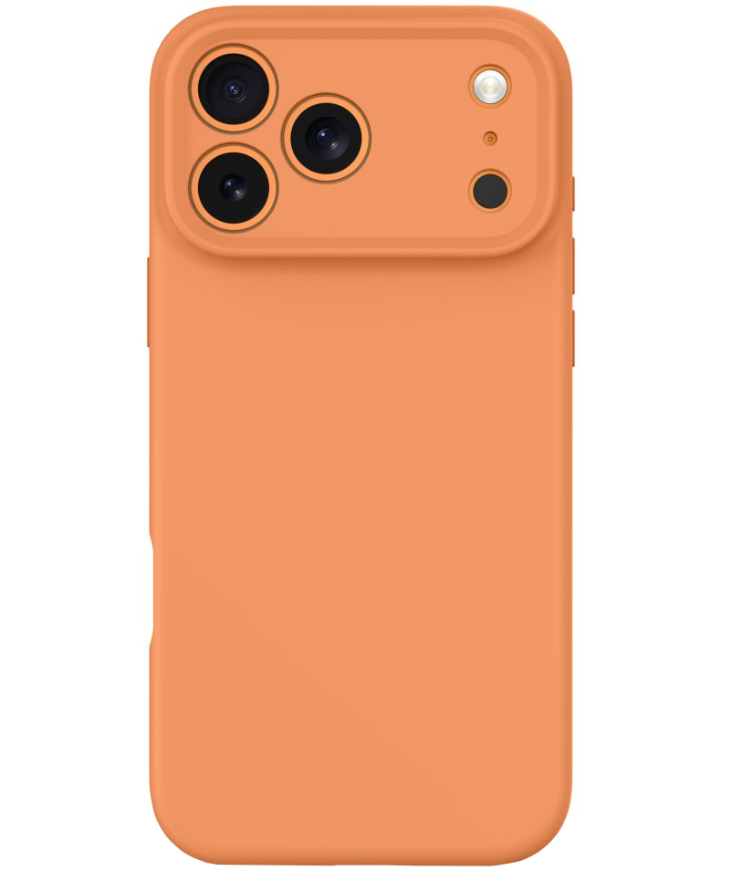 Funda MagSafe para Apple iPhone 18 Pro Max / 17 Pro Max, Tech-Protect, silicona, naranja.