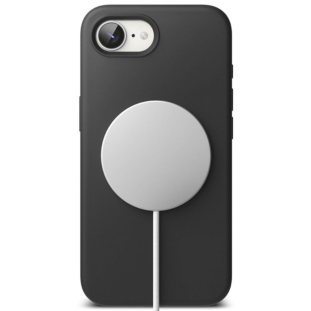 Funda MagSafe para Apple iPhone 16e, Ringke, Silicona Magnética, Negra
