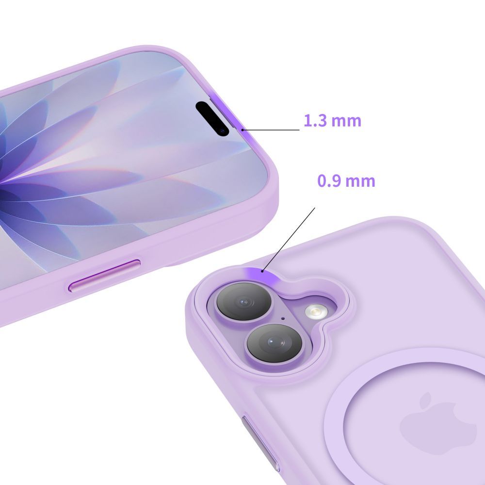 Funda MagSafe para Apple iPhone 17, Tech-Protect, Magmat, Morado Mate