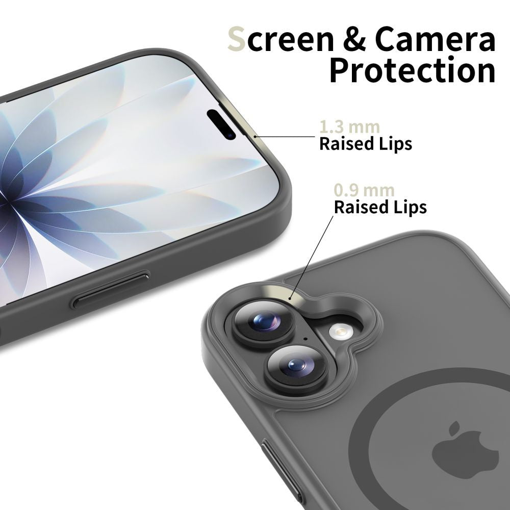 Funda MagSafe para Apple iPhone 17, Tech-Protect, Magmat, Gris Mate