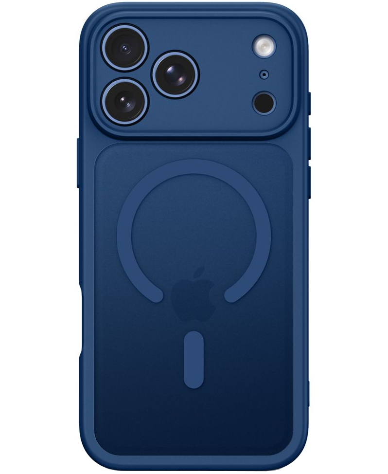Funda MagSafe para Apple iPhone 18 Pro Max / 17 Pro Max, Tech-Protect, BasicMag, Azul Marino Mate